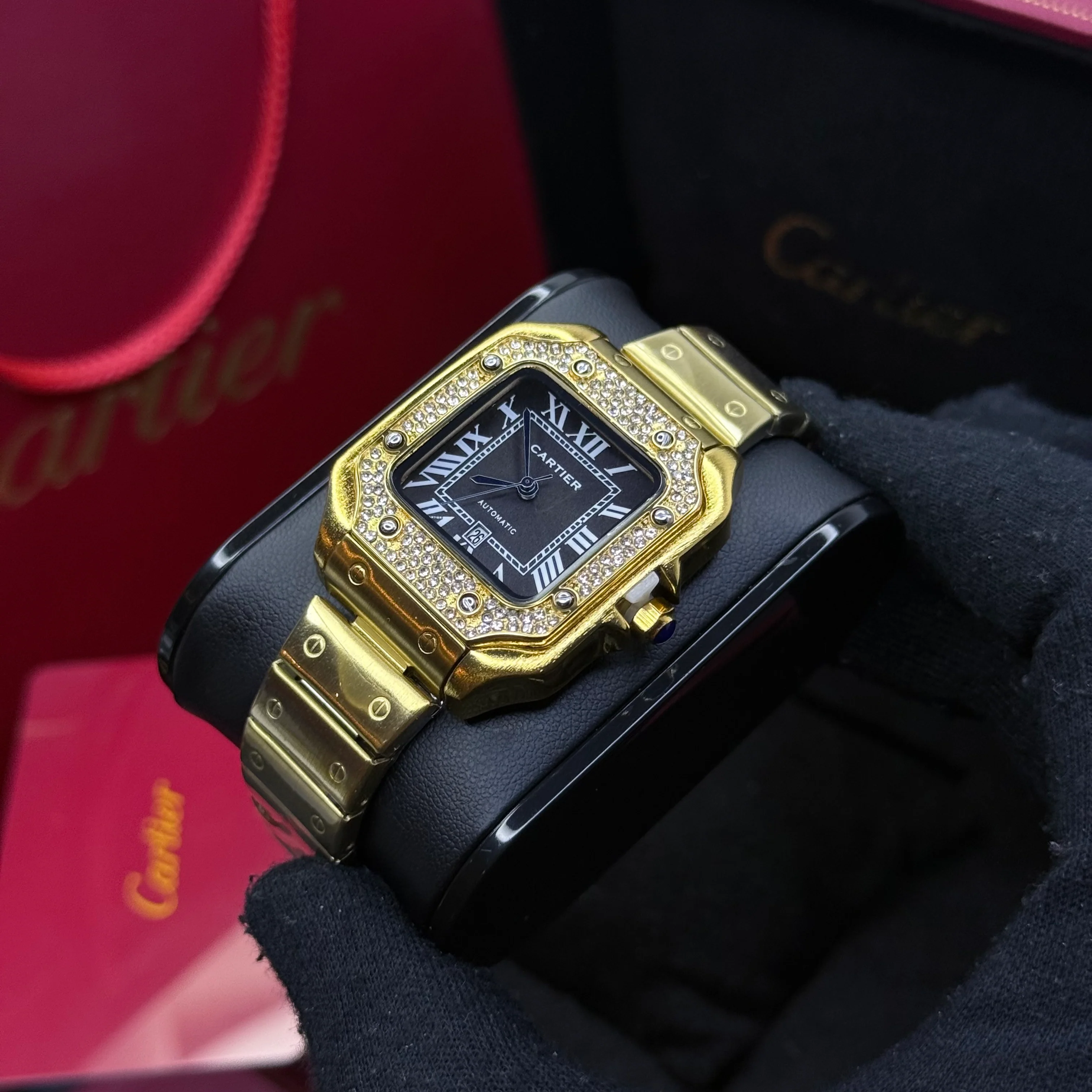 CARTIER SANTOS CUBANO  PARA DAMA REF DN - Image 5