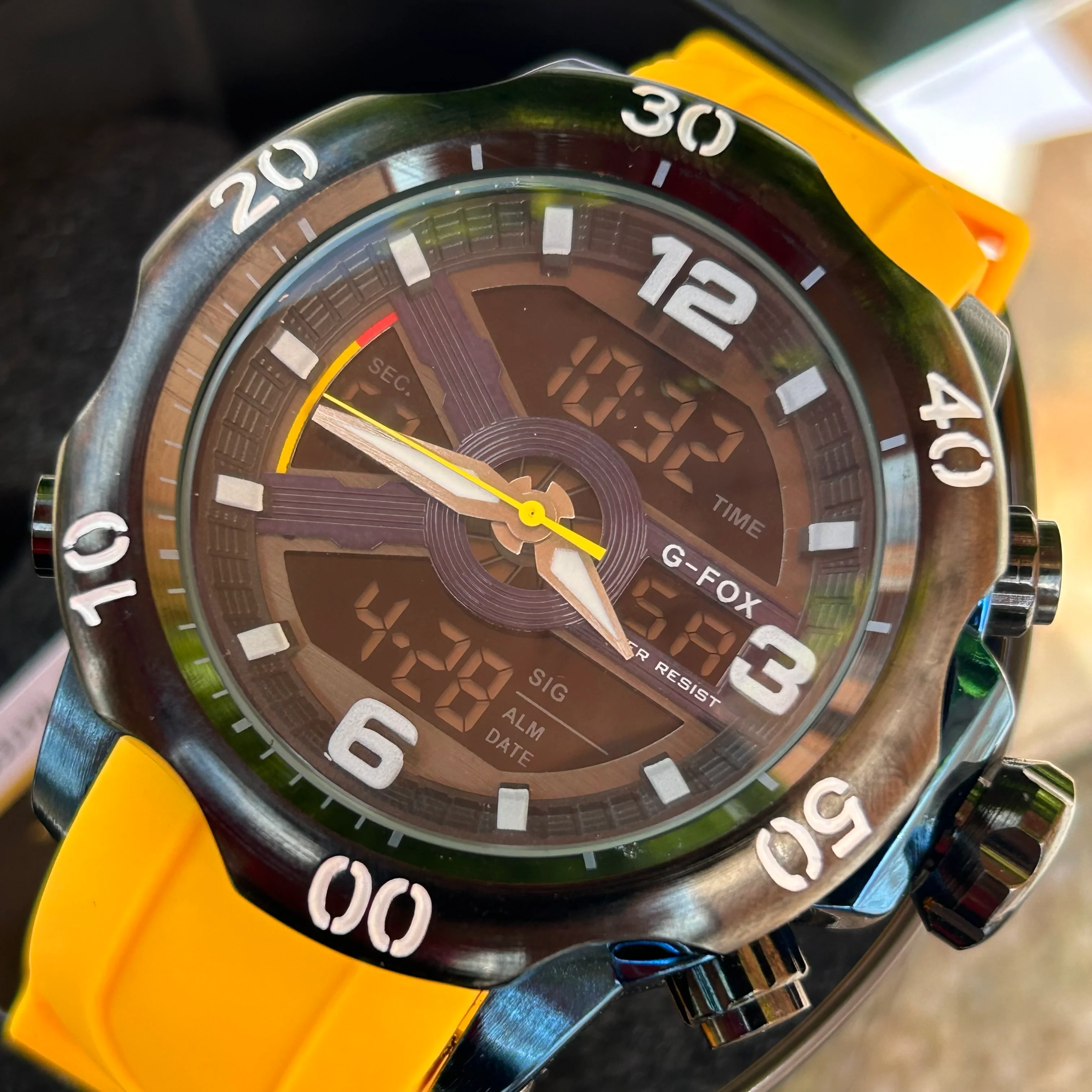 G FOX ORIGINAL DOBLE HORA POR INVICTA SUMERGIBLE PARA HOMBRE REF-1976G1-A - Image 13
