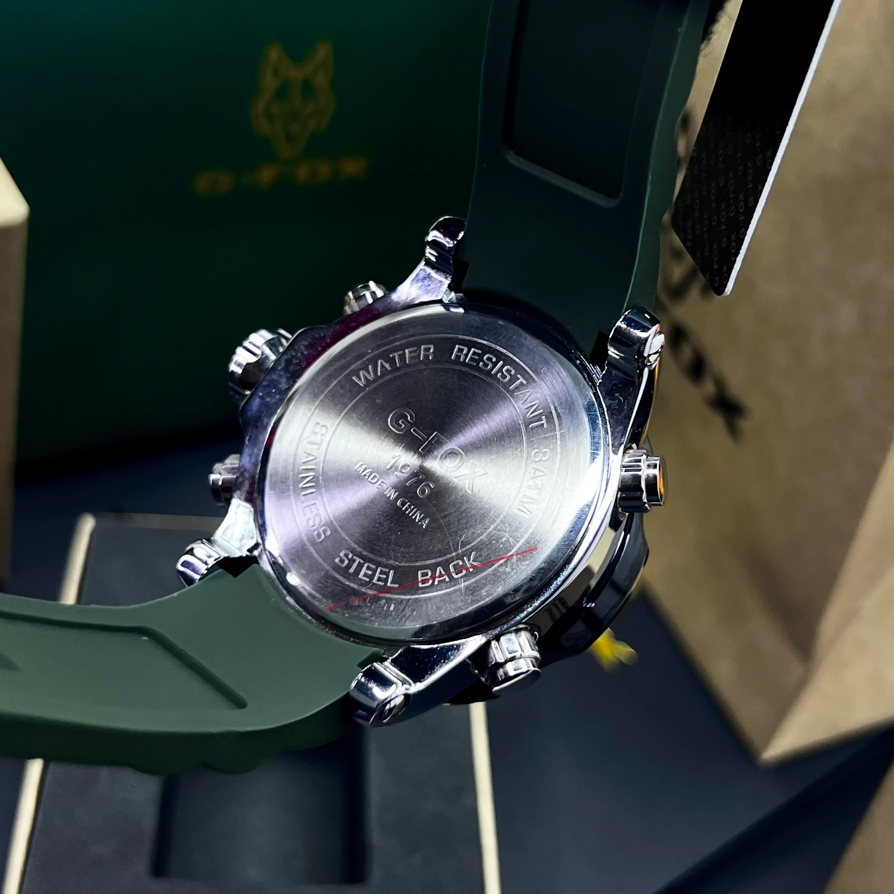G FOX ORIGINAL DOBLE HORA POR INVICTA SUMERGIBLE PARA HOMBRE REF-1976G2-V - Image 5