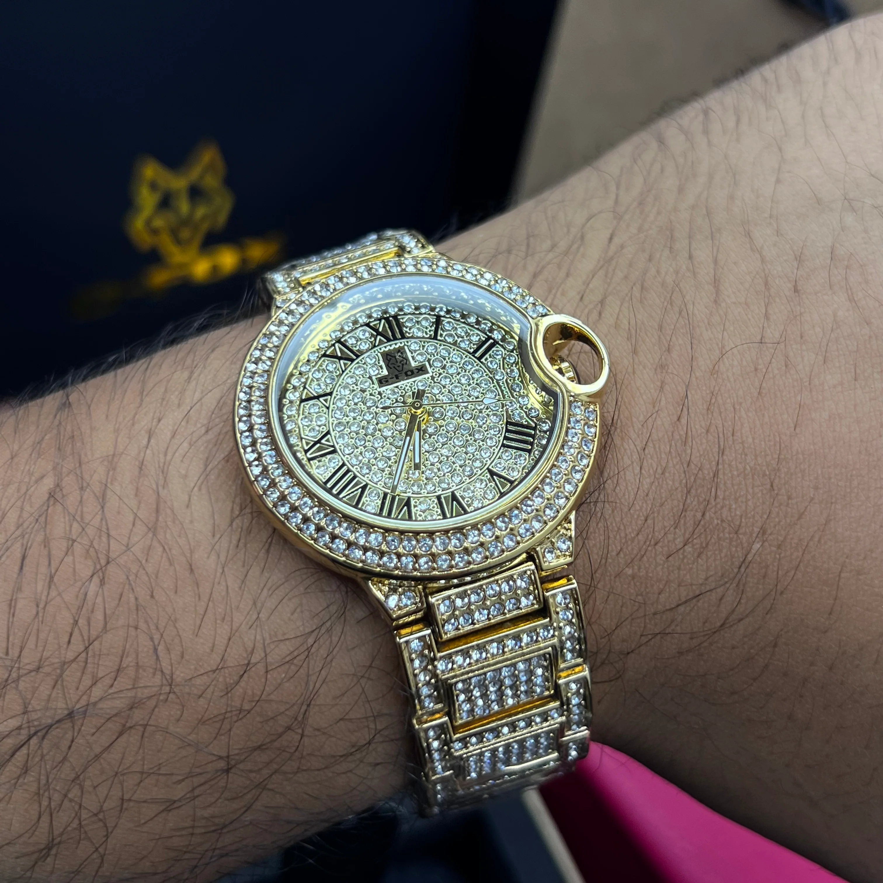 G FOX ORIGINAL x CARTIER PARA HOMBRE SUMERGIBLE  REF-TORBILLON CUBANO-1251-D - Image 2