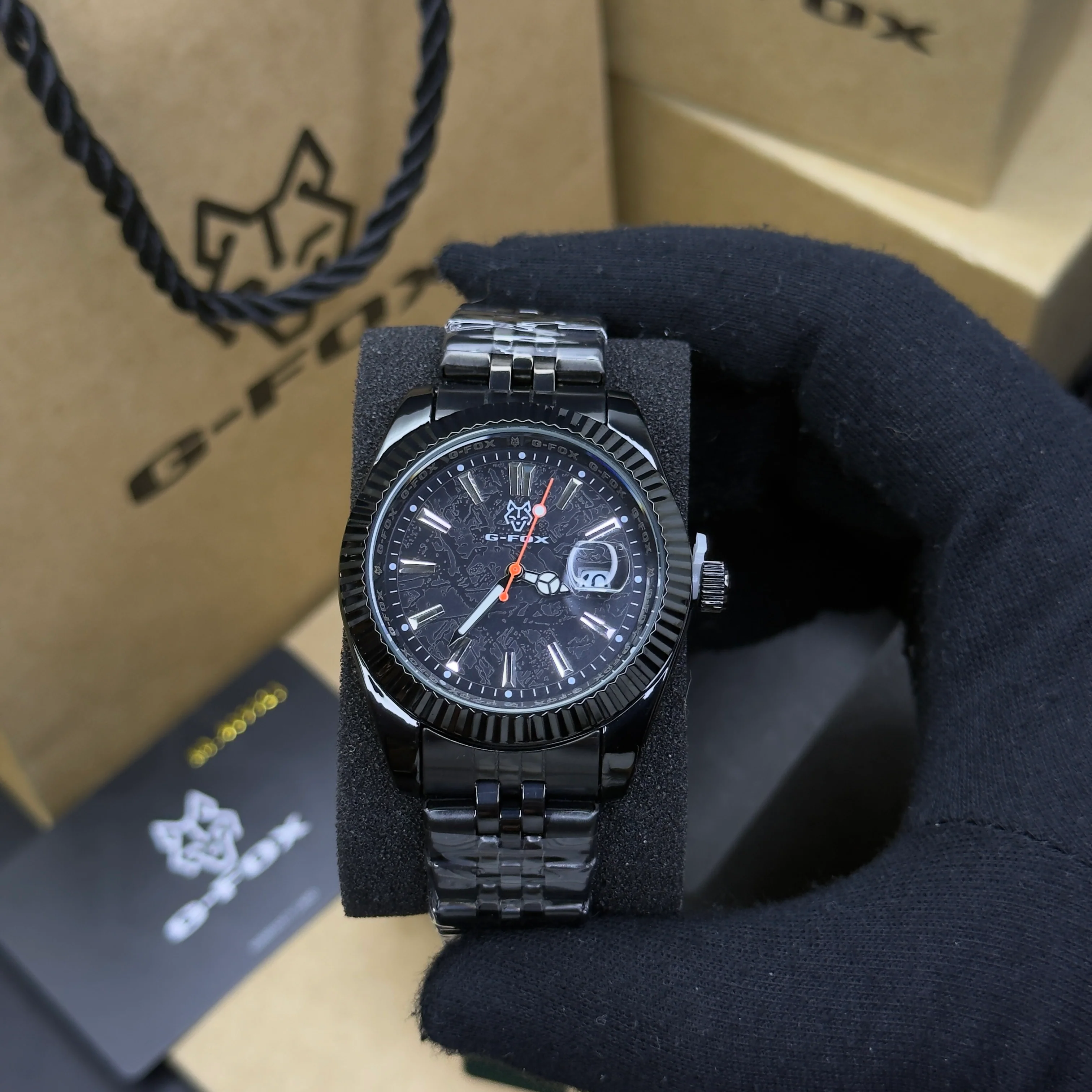 G FOX ORIGINAL x RLX SUMERGIBLE PARA HOMBRE REF-DAY DATE 22011-NN - Image 5