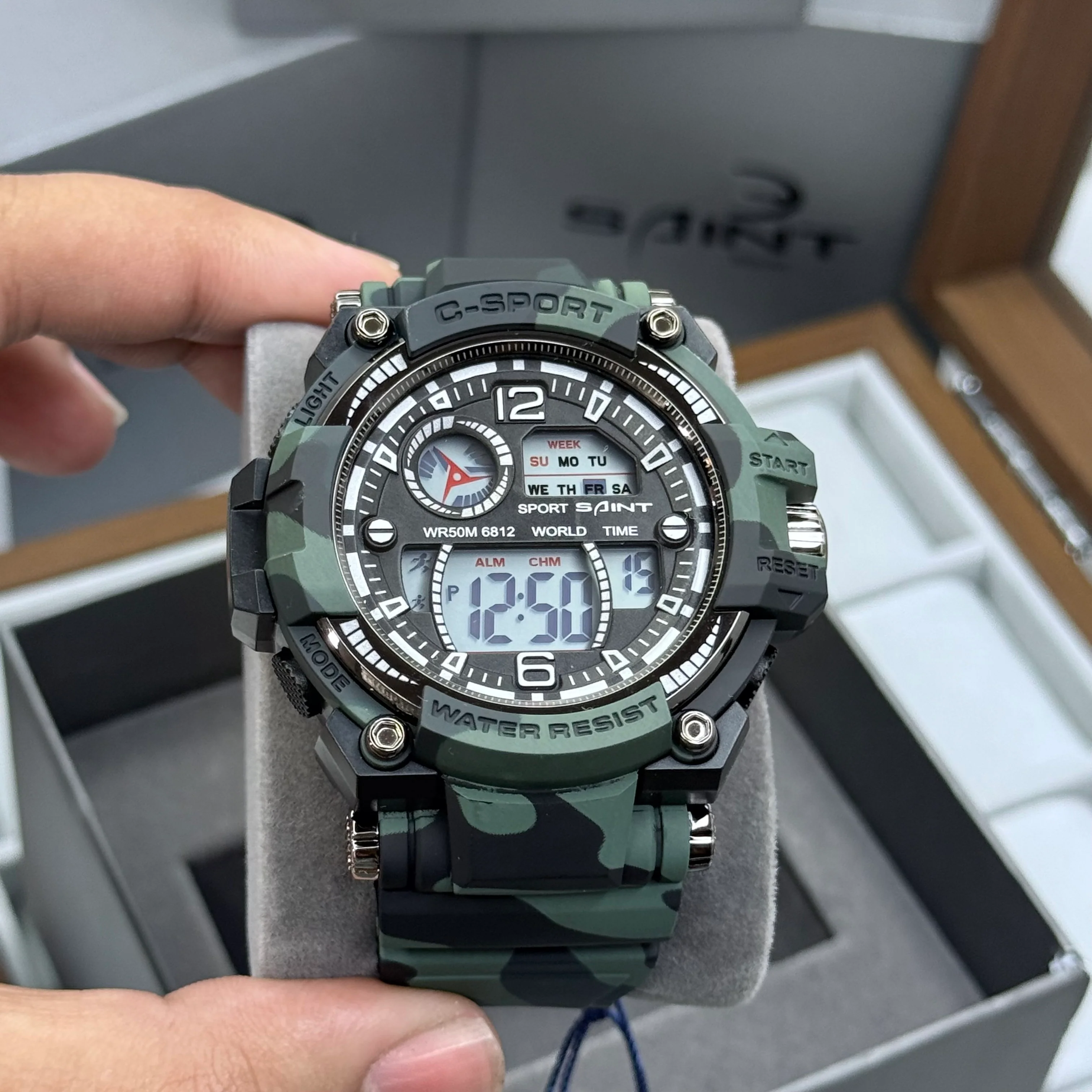 SAINT X G-SHOCK PARA SUMERGIBLE MILITAR HOMBRE REF 6812- GV - Image 4