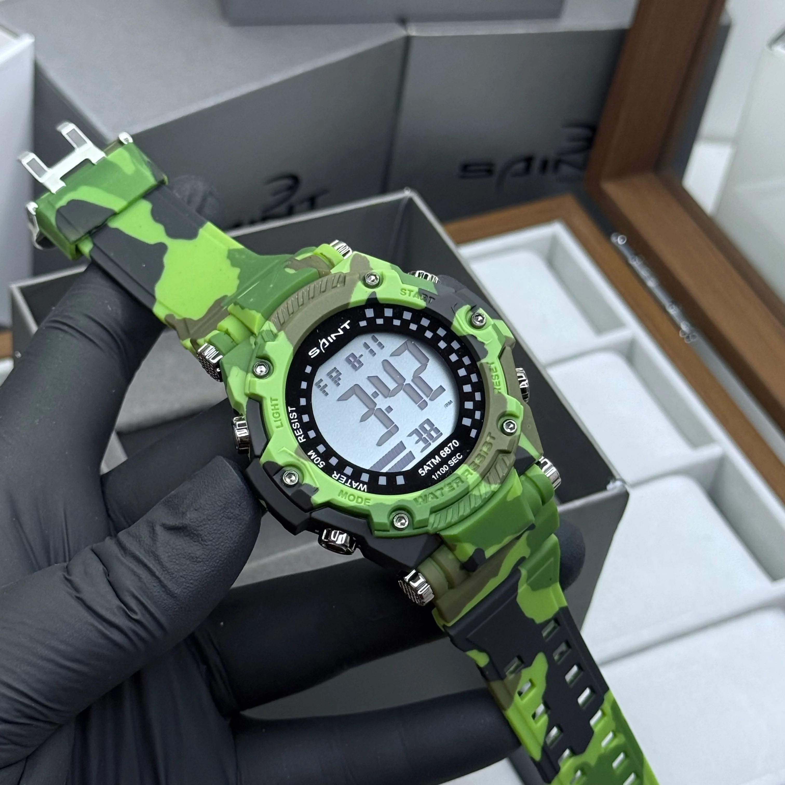 SAINT X G-SHOCK PARA SUMERGIBLE MILITAR HOMBRE REF 6870-NVC - Image 8